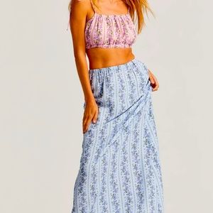 NWOT LOVESHACKFANCY MAXI SKIRT